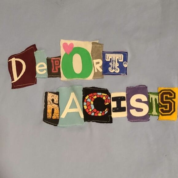 Deport Racists Reworked Top-Size Large - Picture 2 of 4